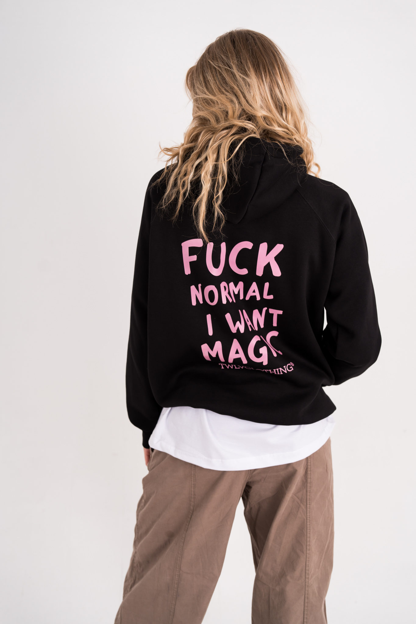 Fuck normal i want magic oversized Hoodie (w)