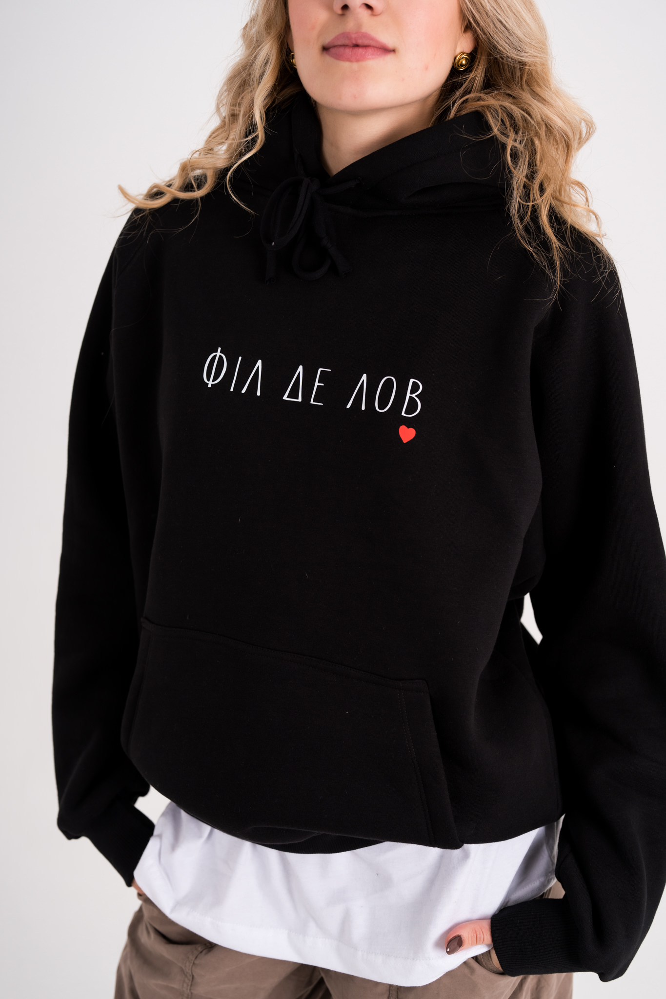 ΦΙΛ ΔΕ ΛΟΒ Oversized  Hoodie (w)